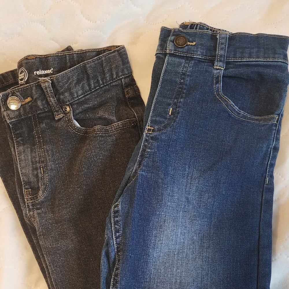 Get Set of 2! Blue Jeans and Faded Black Jeans Size 8